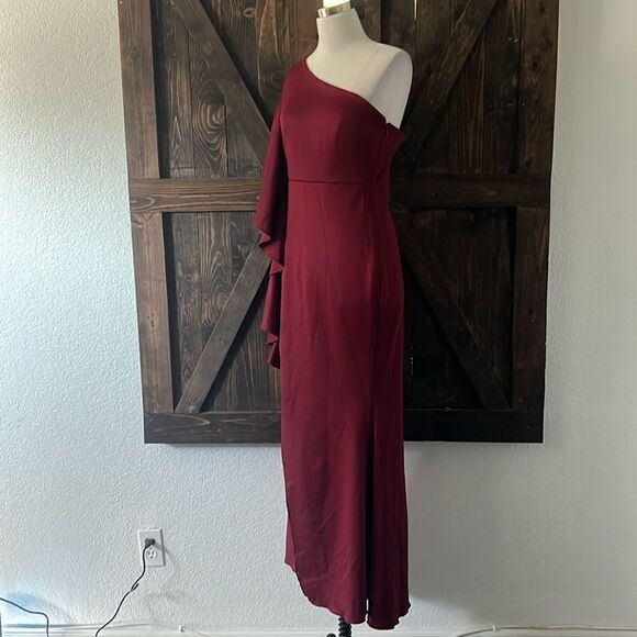 NWT One Shoulder Mermaid Evening Dress Long Formal Cocktail Dress - Picture 10 of 14